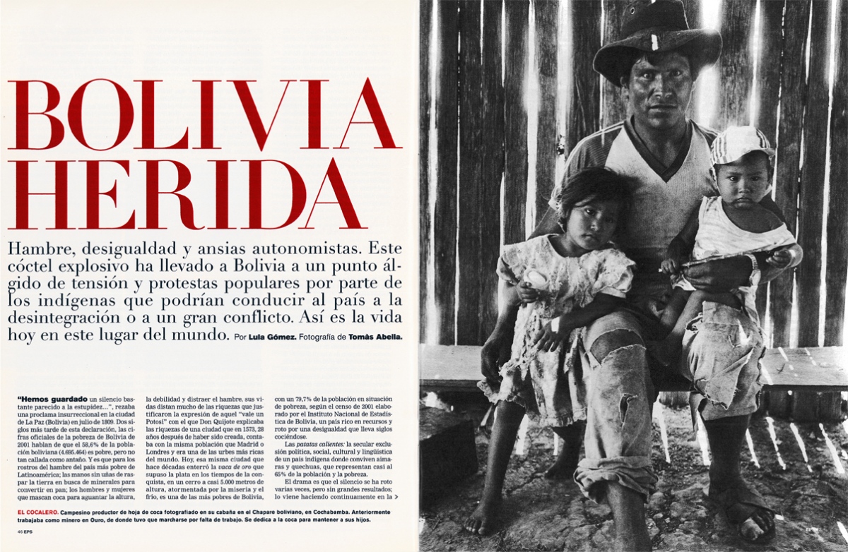El País Semanal "Bolivia Herida"